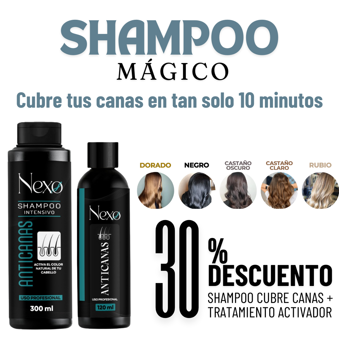 Nexo Shampoo Magico Cubre Canas + Tratamiento